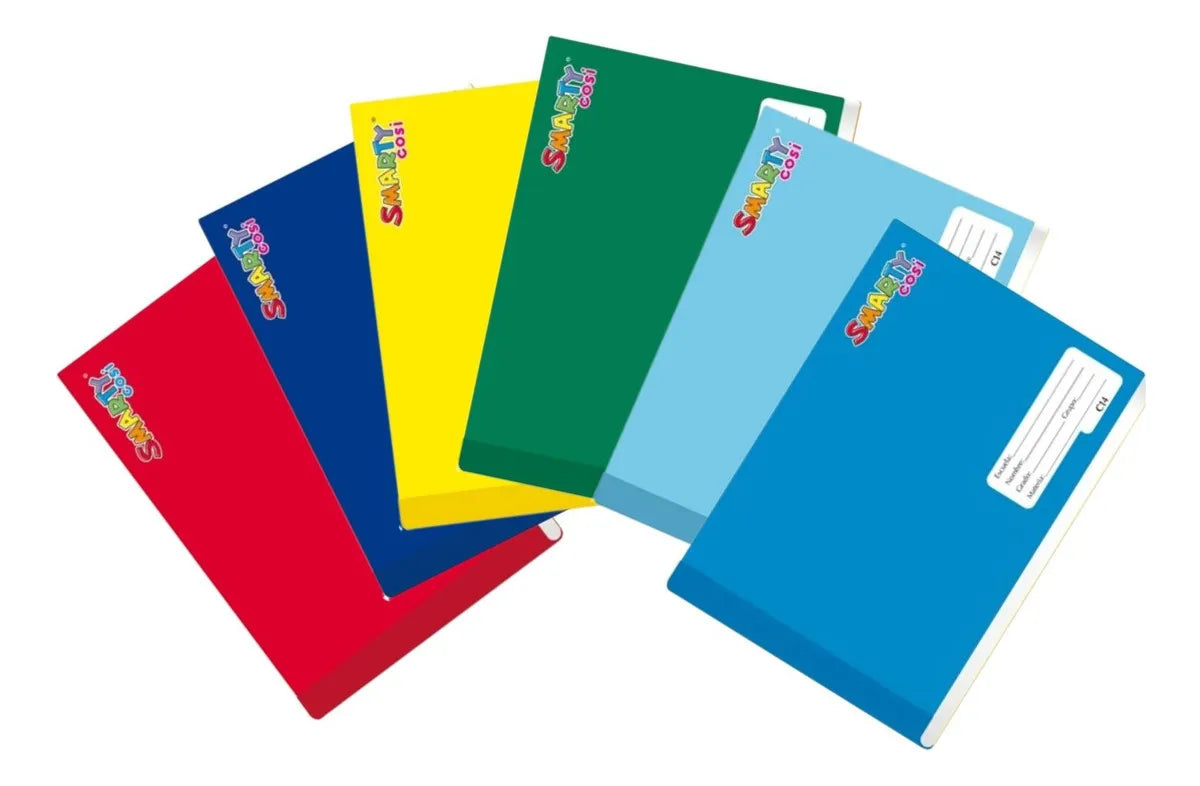 Cuaderno Italiano Profesional Smarty 100 Hojas Cosido Rayas