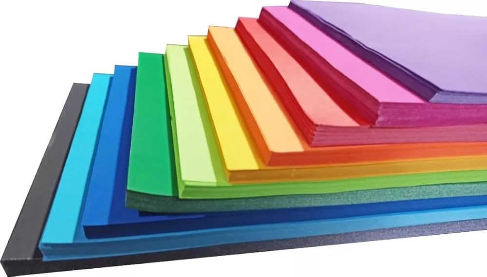 100 Hojas De Colores Surtido Carta 75 g