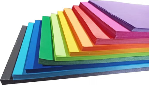 100 Hojas De Colores Surtido Carta 75 g