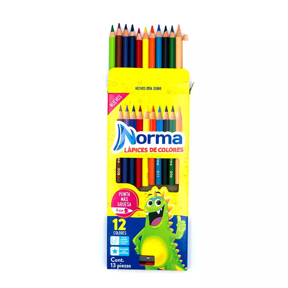 Lapices De Color Norma 12 Piezas