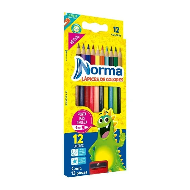 Lapices De Color Norma 12 Piezas